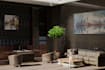 design a modern office interior with realistic 3d renders