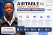 setup airtable database airtable automation softr webapp make com automation