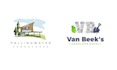 make awesome landscape, grass trimming and lawn care logo
