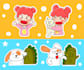make sticker cute cartoon source file