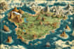 draw fantasy map illustration
