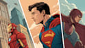 create sequential comic book illustration, book art, covers
