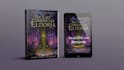 illustrate fantasy book, fiction book cover, e book cover design