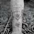 be exclusive tattoo design in blackwork style