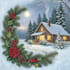 create a beautiful illustrated christmas card