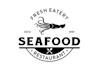 high quality beautiful seafood logo design