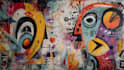 do illustration expressionism art, graffiti, abstract