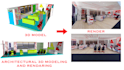 create architectural 3d models in rhino, sketchup, cad to 3d and lumion render