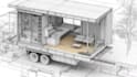 modern container house, tiny home, cabin and kiosk design