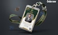 design a professional id badge id card name card and lanyard