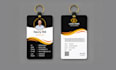 do a professional id badge id card name card and lanyard