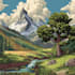 create fantasy landscape art