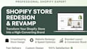 redesign shopify store, dropshipping store, revamp, or website redesign