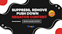 suppress remove, push down negative content from google search