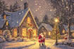 draw unique christmas illustration