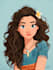 make a disney children cartoon illustration