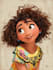 make a disney cartoon illustration