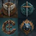create logo designer anime, fantasy style