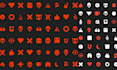 do colourful game icons, 2d flat icons, skill icons, UI icons, items and objects