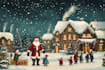 create festive holiday christmas design illustration