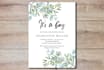 design baby shower invitation