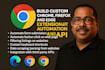 build custom chrome, firefox and edge extensions with automation and API