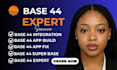 base44 bug fix, base44 expert, base44 web app, base44 ai, base44 to wordpress