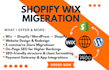 migrate wix wordpress website to shopify update shopify wix website redesign