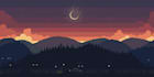 create a pixel art background