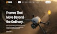design squarespace videography website drone aerial photography website