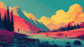 paint stunning landscape illustrations