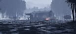3d game environment, realistic desert  landscape, stylized rpg town environment