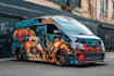 paint a car wrap design and vehicle wrap design