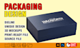 do packaging design with professional box design, packaging box and 3d mockups