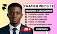 design framer website develop framer website figma to framer animations framer