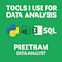 do data analysis using python, sql, excel and create power bi dashboards