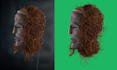 do hair masking and remove background