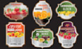 make candle bottle can sticker label design