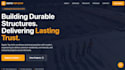 create a modern react landing page website with tailwind CSS
