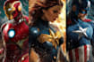 superhero character for comics