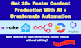 10x your social reach using smart video automation creatomate