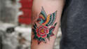 create custom logo old school traditional tattoo design