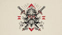create traditional tattoo, logo design old school