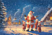 design christmas themed illustration