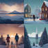 create festive holiday christmas design