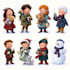 draw  christmas  art in cute cartoon style