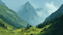 paint a realistic digital landscape illustration