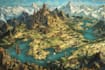 map illustration map design 3d isometric