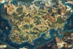 illustrate fantasy map and city map
