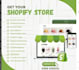 build a branded one product shopify store or dropshipping website